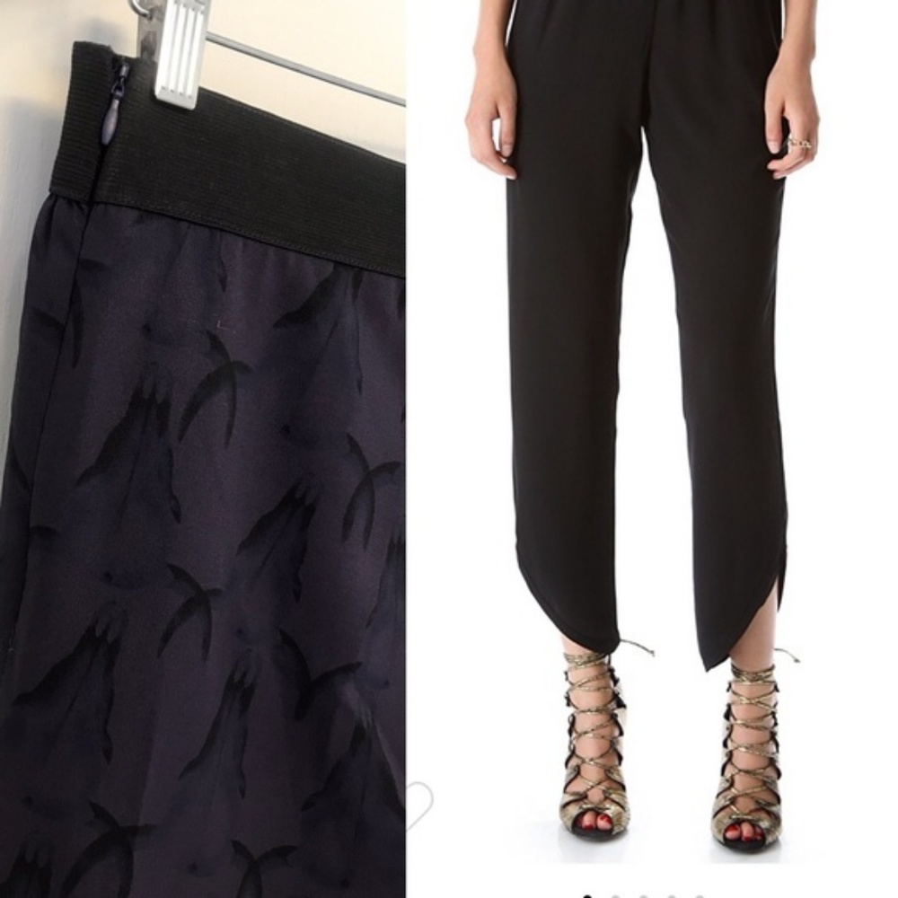 House Of Harlow 1960 Purple Ramshead Piper Pants